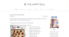 Desktop Screenshot of bethehappysoul.com